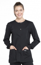 WW340 Workwear Professionals 3 Pocket Snap Front Jacket by Cherokee
