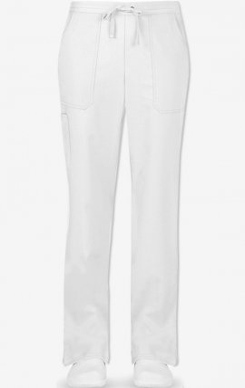 Healing Hands Purple Label STRETCH Tiffany Drawstring Pant - White