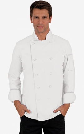 CC250 Classic Chef Coat - Men's View - White