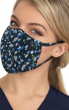 BA157 koi Scrub Face Mask - Ditsy Floral Blue