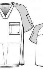 C16106 Carhartt Rugged Flex® Men's Two Tone Raglan Sleeve Top