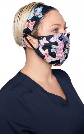 A162 koi Fashion Mask + Headband Set - Scrapbook