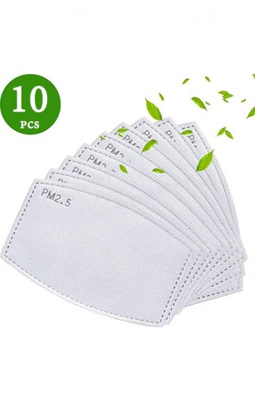 PM2.5 - 10-PACK - Activated Carbon Five Layers Replaceable Filter PM2.5 - 10-PACK - Activated Carbon Five Layers Replaceable Filter