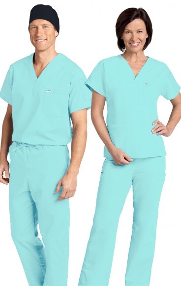 *FINAL SALE 306/306 ICE BLUE MOBB Classic Scrub Set - Two Piece (Top & Pant) *FINAL SALE 306/306 ICE BLUE MOBB Classic Scrub Set - Two Piece (Top & Pant)