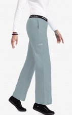 *FINAL SALE MOBB 323/312 Lagoon/Pink Two Piece Criss Cross Flip Flap Scrub Set