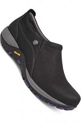 Patti Black Milled Nubuck by Dansko - Slip Resistant & Waterproof leather