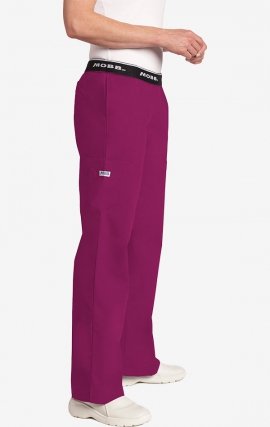 Boot Cut Flip Flap MOBB Scrub Pant - Deep Orchid (DO)