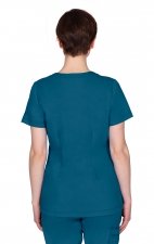 2320 Healing Hands Purple Label Jill Curved V-Neck Top