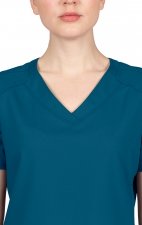 2320 Healing Hands Purple Label Jill Curved V-Neck Top