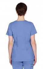 2320 Healing Hands Purple Label Jill Curved V-Neck Top