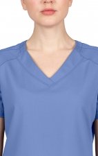 2320 Healing Hands Purple Label Jill Curved V-Neck Top