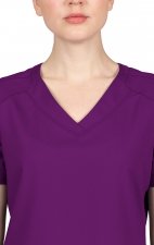 2320 Healing Hands Purple Label Jill Curved V-Neck Top