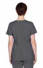 2320 Healing Hands Purple Label Jill Curved V-Neck Top