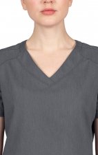 2320 Healing Hands Purple Label Jill Curved V-Neck Top