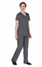 2320 Healing Hands Purple Label Jill Curved V-Neck Top