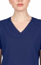 2320 Healing Hands Purple Label Jill Curved V-Neck Top