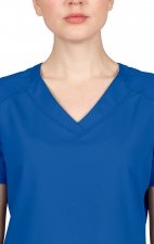 2320 Healing Hands Purple Label Jill Curved V-Neck Top