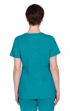 2320 Healing Hands Purple Label Jill Curved V-Neck Top