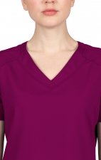 2320 Healing Hands Purple Label Jill Curved V-Neck Top