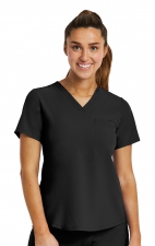 4530 [Matrix Impulse] Women's V-Neck Tuck In Top