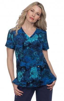1029PR koi Next Gen Early Energy Top - Ikat Floral Rose