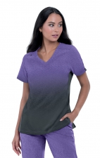 1031PR koi Lite Cali Top - Heather Wisteria/Charcoal Ombre