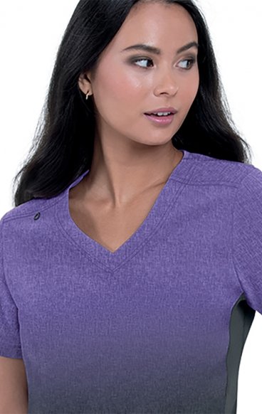 1031PR koi Basics Cali Top - Heather Wisteria/Charcoal Ombre