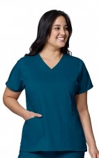 6319 WonderWink PRO Women's 4 Pocket V-Neck Top