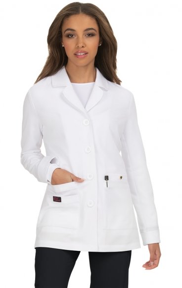 *FINAL SALE B402 koi Canna Lab Coat Design by Betsey Johnson *FINAL SALE B402 koi Canna Lab Coat Design by Betsey Johnson