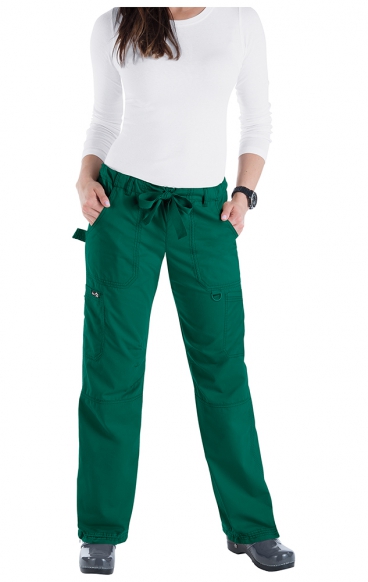 *FINAL SALE L 701P Petite Koi Scrubs Lindsey Low-Rise Cargo Pant