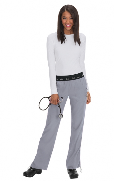 *FINAL SALE XL 720P Petite Koi Lite™ Scrubs Spirit Elastic Waist Slim Fit Pant