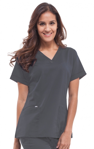 *FINAL SALE XS 2278 Healing Hands Purple Label Jasmin Fashion V-neck Scrub Top