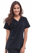 2278 Healing Hands Purple Label Jasmin Fashion V-neck Scrub Top