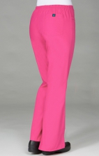 9026 Maevn CORE - Half Back Elastic & Drawstring Flare Pant - Hot Pink