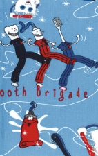 320T Dental Brigade MOBB V-Neck Print Scrub Top