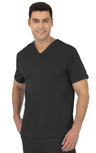 *FINAL SALE XL 2591 Healing Hands Men's One Pocket V-Neck Mason Top