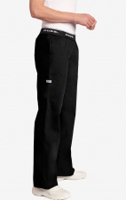 Boot Cut Flip Flap MOBB Scrub Pant - Black (BL)