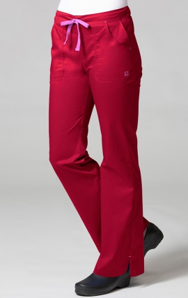 9102 Maevn Blossom - Multi Pocket Fashion Flare Pant - Sketch