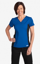 Flexi V-Neck Scrub Top by MOBB - Royal Blue (RO)