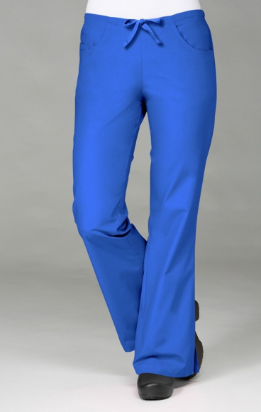 *FINAL SALE XS 9026P Maevn CORE - Petite Half Back Elastic & Drawstring Flare Pant *FINAL SALE XS 9026P Maevn CORE - Petite Half Back Elastic & Drawstring Flare Pant