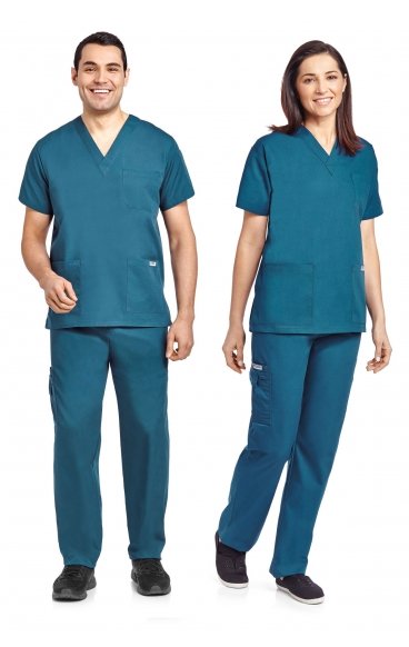 *FINAL SALE CARIBBEAN 310/307-Petite MOBB UNISEX Scrub Set Top & Pant