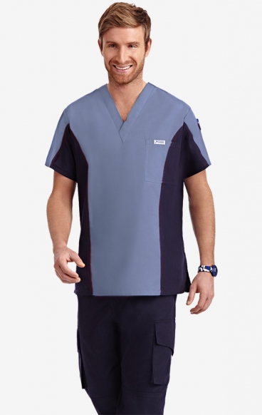 *FINAL SALE XL 409T Men's Two Tone Scrub Top