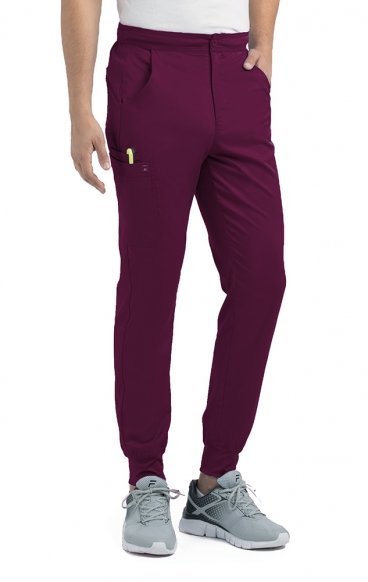 *FINAL SALE XS 8501 Matrix Men's Half Elastic Waistband Jogger Pant *FINAL SALE XS 8501 Matrix Men's Half Elastic Waistband Jogger Pant