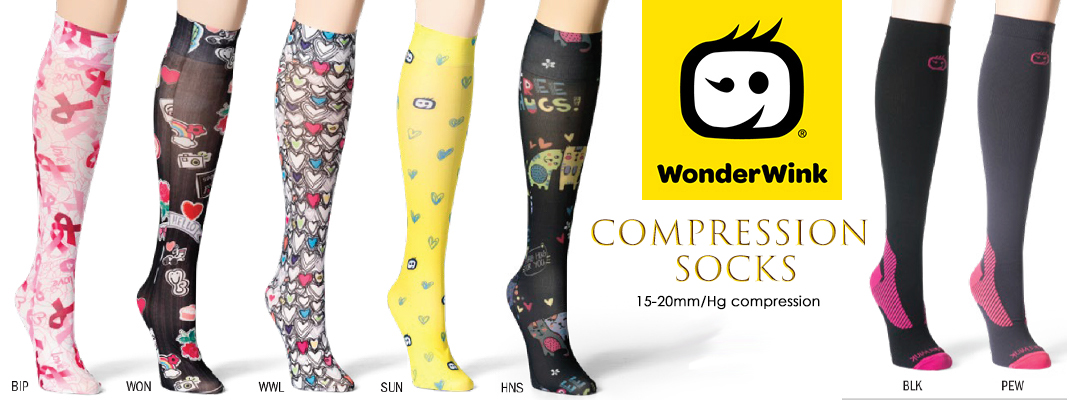 WonderWink Collection Compression Socks