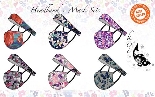 Headband + Mask Set - Ensemble bandeau + masque