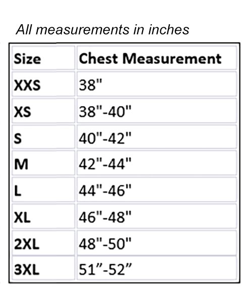 4500 Greentown Size Chart