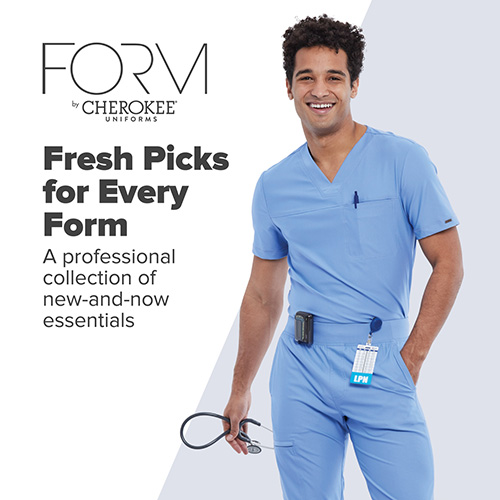 Men's Cherokee Form Medical Uniforms, Scrubs and Lab Coats