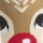 Print Support Deer Santa